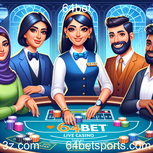 Viva a Emoção dos Cassinos ao Vivo com a 64bet